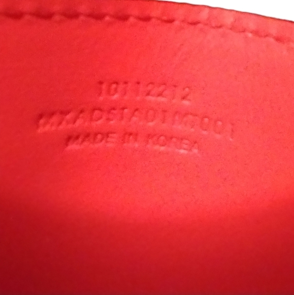 NIB MCM Blue & Red Checkered Unisex Card Holder NWT - Picture 5 of 6